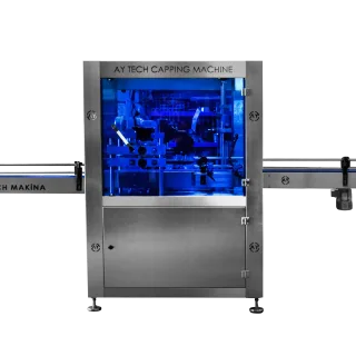 Kapak Kapatma Makinası Lineer Otomatik