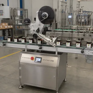 Üst Yüzey Etiketleme Makinası Otomatik